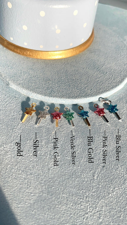 Charm Glitter bacchetta Magica 🪄