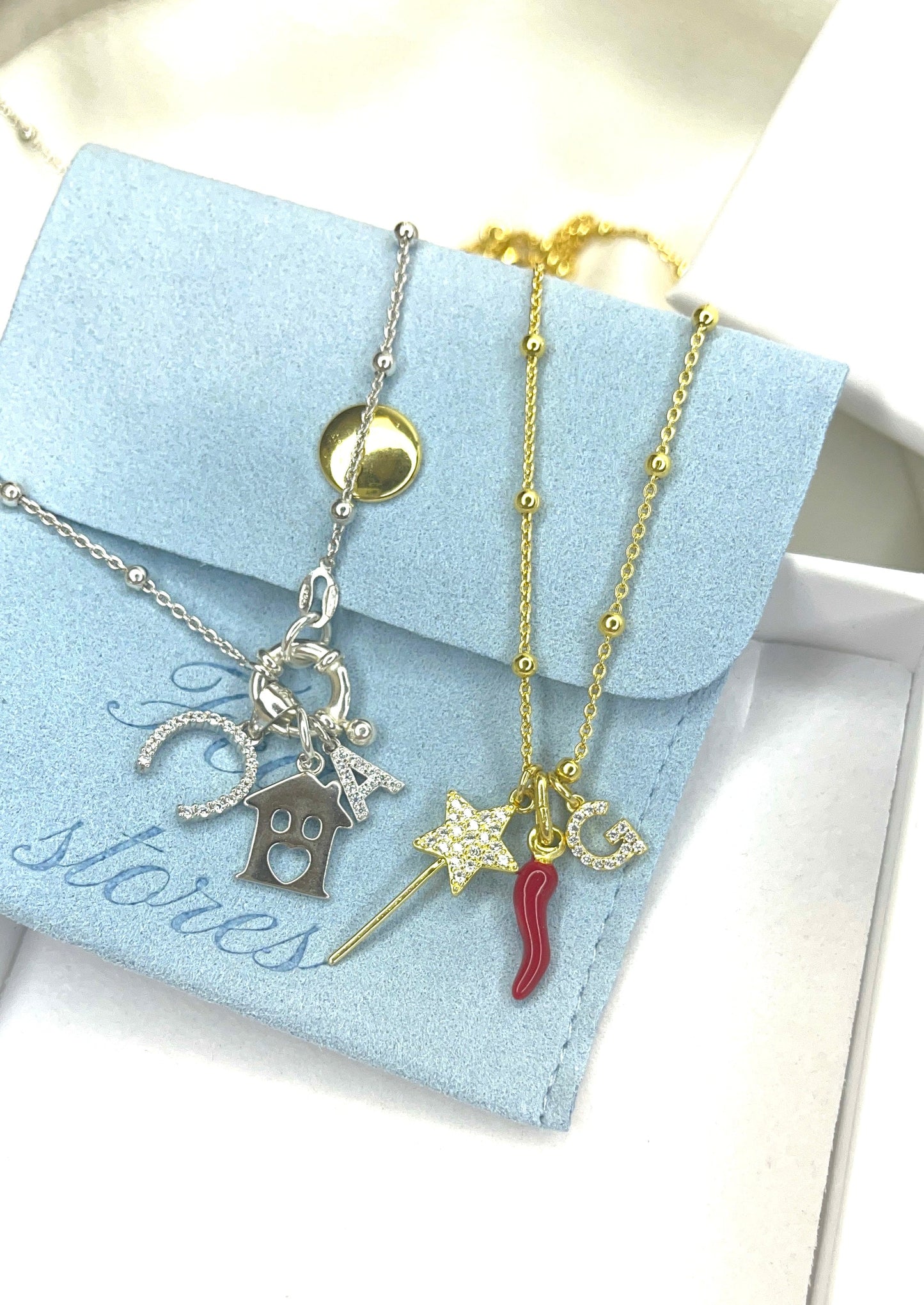 collana Rosario in argento 925 chiusura classica