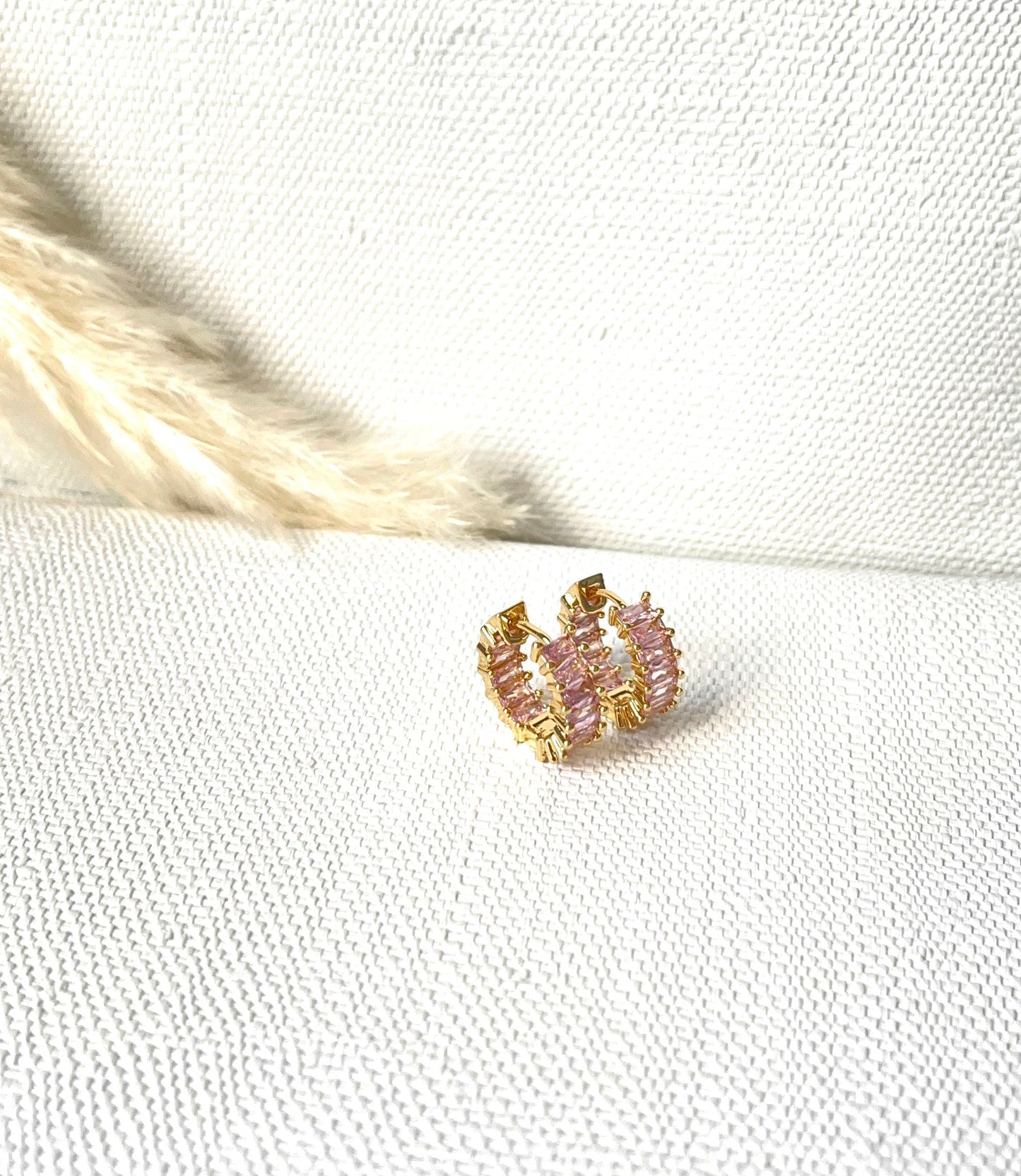 Earrings baguette